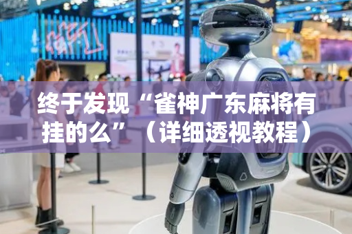 终于发现“雀神广东麻将有挂的么”（详细透视教程）-哔哩哔哩