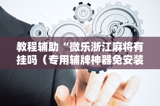 教程辅助“微乐浙江麻将有挂吗（专用辅牌神器免安装）