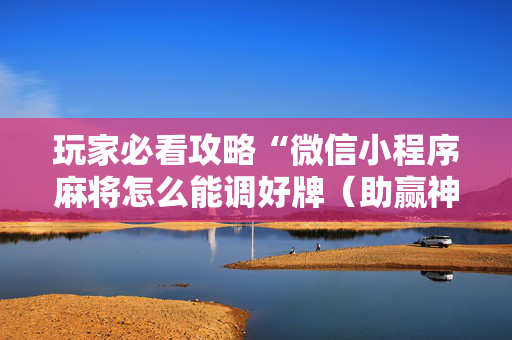 玩家必看攻略“微信小程序麻将怎么能调好牌（助赢神器通用版）