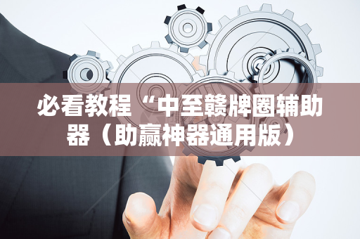 必看教程“中至赣牌圈辅助器（助赢神器通用版）