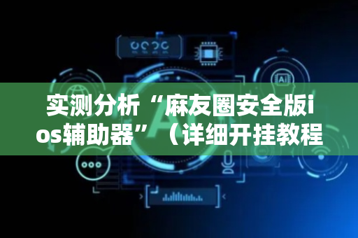 实测分析“麻友圈安全版ios辅助器”（详细开挂教程）-哔哩哔哩