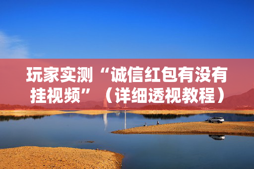 玩家实测“诚信红包有没有挂视频”（详细透视教程）-哔哩哔哩