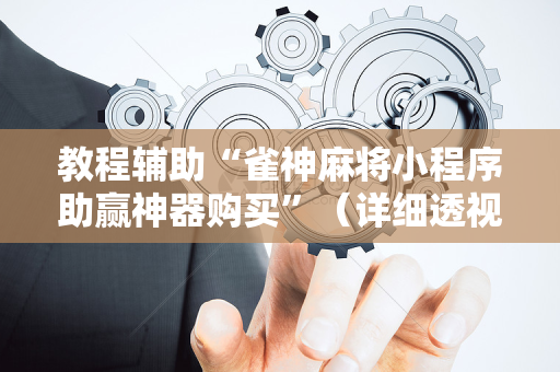 教程辅助“雀神麻将小程序助赢神器购买”（详细透视教程）-哔哩哔哩