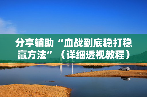 分享辅助“血战到底稳打稳赢方法”（详细透视教程）-哔哩哔哩