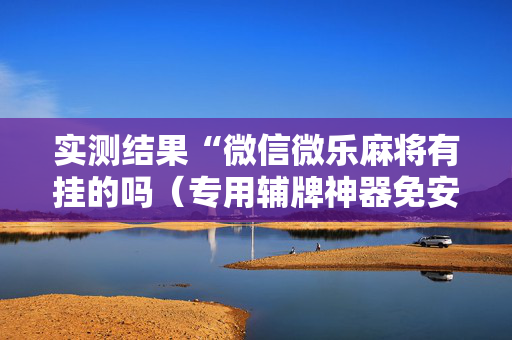 实测结果“微信微乐麻将有挂的吗（专用辅牌神器免安装）
