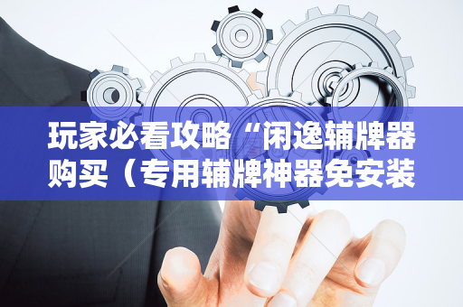 玩家必看攻略“闲逸辅牌器购买（专用辅牌神器免安装）
