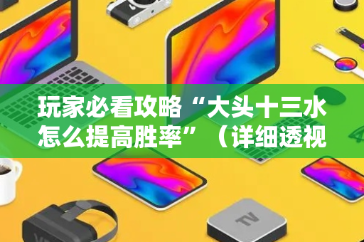 玩家必看攻略“大头十三水怎么提高胜率”（详细透视教程）-哔哩哔哩