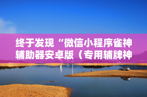 终于发现“微信小程序雀神辅助器安卓版（专用辅牌神器免安装）