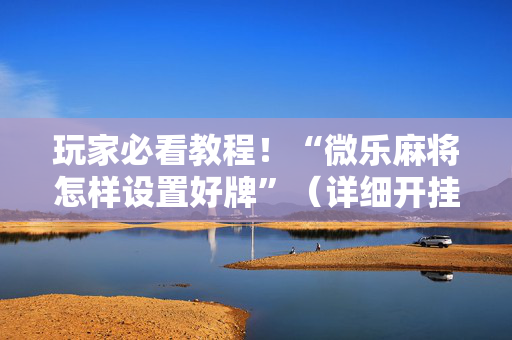 玩家必看教程！“微乐麻将怎样设置好牌”（详细开挂教程）-哔哩哔哩