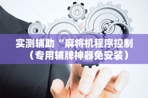 实测辅助“麻将机程序控制（专用辅牌神器免安装）
