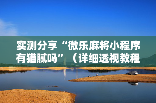 实测分享“微乐麻将小程序有猫腻吗”（详细透视教程）-哔哩哔哩
