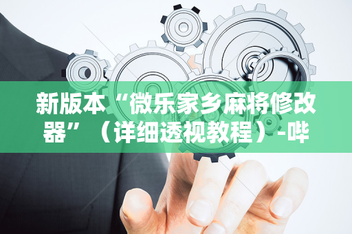 新版本“微乐家乡麻将修改器”（详细透视教程）-哔哩哔哩