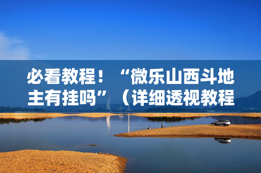 必看教程！“微乐山西斗地主有挂吗”（详细透视教程）-哔哩哔哩