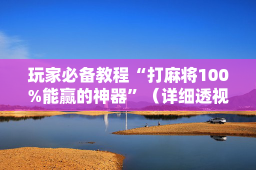 玩家必备教程“打麻将100%能赢的神器”（详细透视教程）-哔哩哔哩