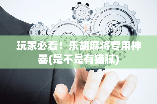 玩家必看！乐胡麻将专用神器(是不是有猫腻)