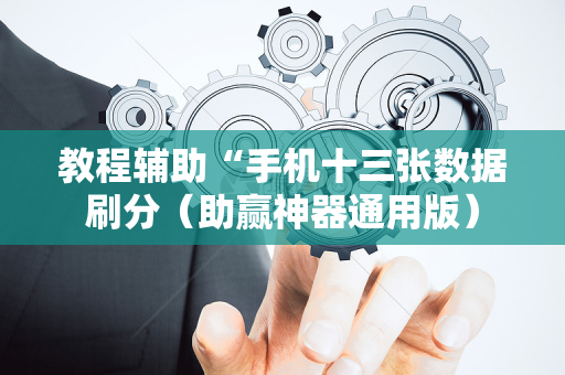 教程辅助“手机十三张数据刷分（助赢神器通用版）