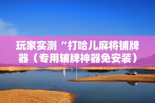 玩家实测“打哈儿麻将铺牌器（专用辅牌神器免安装）
