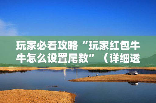 玩家必看攻略“玩家红包牛牛怎么设置尾数”（详细透视教程）-哔哩哔哩