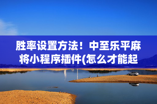 胜率设置方法！中至乐平麻将小程序插件(怎么才能起到好牌)