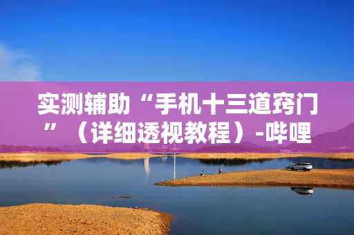 实测辅助“手机十三道窍门”（详细透视教程）-哔哩哔哩