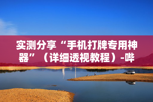 实测分享“手机打牌专用神器”（详细透视教程）-哔哩哔哩