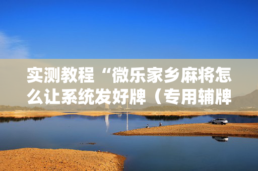 实测教程“微乐家乡麻将怎么让系统发好牌（专用辅牌神器免安装）