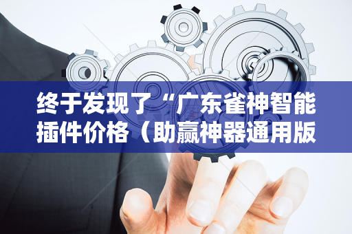 终于发现了“广东雀神智能插件价格（助赢神器通用版）