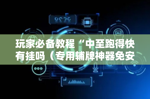 玩家必备教程“中至跑得快有挂吗（专用辅牌神器免安装）