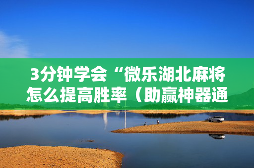 3分钟学会“微乐湖北麻将怎么提高胜率（助赢神器通用版）
