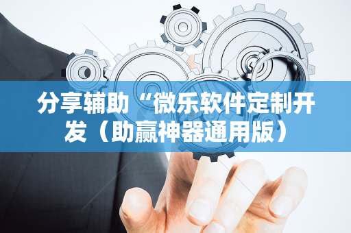 分享辅助“微乐软件定制开发（助赢神器通用版）