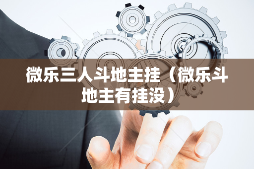 微乐三人斗地主挂（微乐斗地主有挂没）