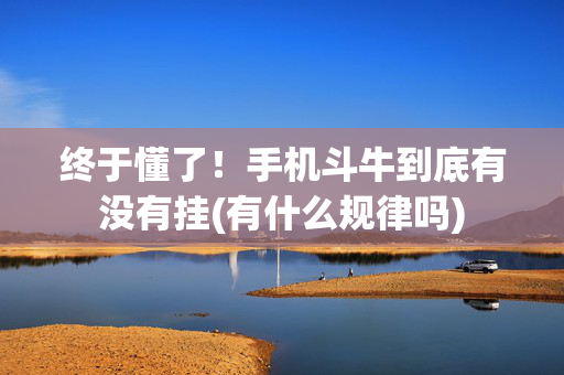 终于懂了！手机斗牛到底有没有挂(有什么规律吗)