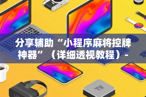 分享辅助“小程序麻将控牌神器”（详细透视教程）-哔哩哔哩