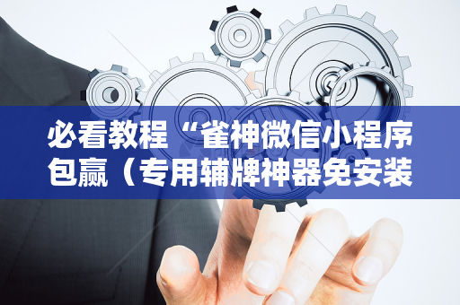 必看教程“雀神微信小程序包赢（专用辅牌神器免安装）