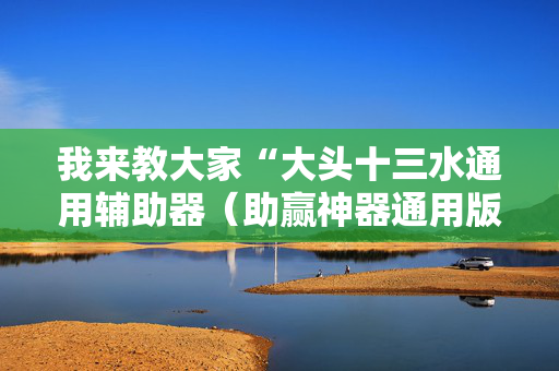 我来教大家“大头十三水通用辅助器（助赢神器通用版）