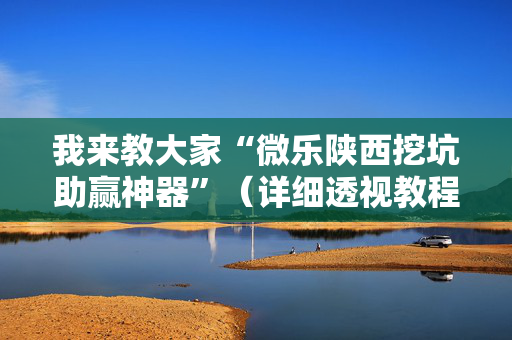 我来教大家“微乐陕西挖坑助赢神器”（详细透视教程）-哔哩哔哩