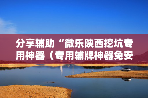 分享辅助“微乐陕西挖坑专用神器（专用辅牌神器免安装）