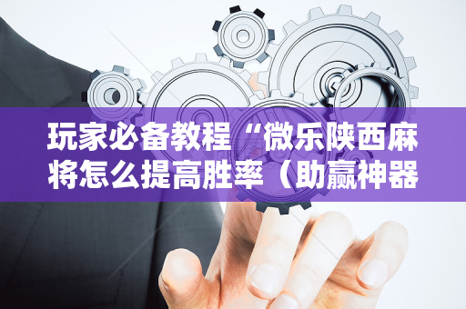 玩家必备教程“微乐陕西麻将怎么提高胜率（助赢神器通用版）