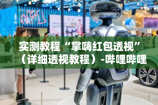 实测教程“掌嗨红包透视”（详细透视教程）-哔哩哔哩