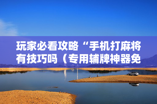 玩家必看攻略“手机打麻将有技巧吗（专用辅牌神器免安装）
