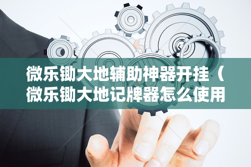 微乐锄大地辅助神器开挂（微乐锄大地记牌器怎么使用）