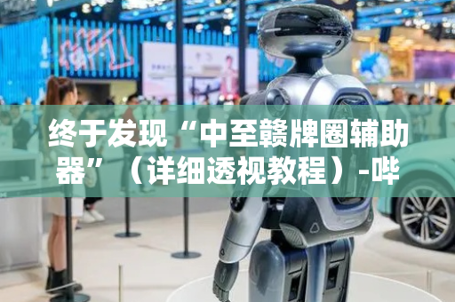 终于发现“中至赣牌圈辅助器”（详细透视教程）-哔哩哔哩