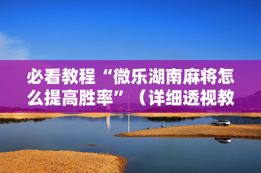 必看教程“微乐湖南麻将怎么提高胜率”（详细透视教程）-哔哩哔哩
