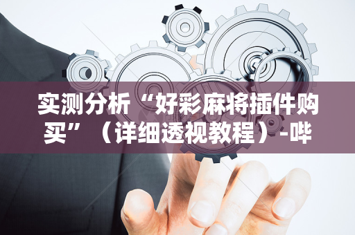 实测分析“好彩麻将插件购买”（详细透视教程）-哔哩哔哩