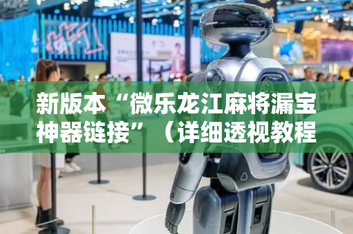 新版本“微乐龙江麻将漏宝神器链接”（详细透视教程）-哔哩哔哩