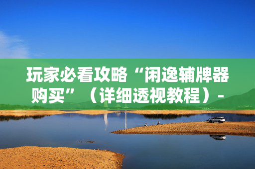 玩家必看攻略“闲逸辅牌器购买”（详细透视教程）-哔哩哔哩