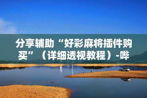 分享辅助“好彩麻将插件购买”（详细透视教程）-哔哩哔哩