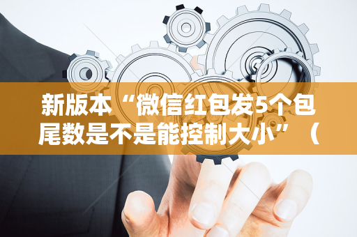 新版本“微信红包发5个包尾数是不是能控制大小”（详细透视教程）-哔哩哔哩