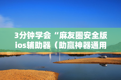3分钟学会“麻友圈安全版ios辅助器（助赢神器通用版）