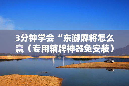 3分钟学会“东游麻将怎么赢（专用辅牌神器免安装）